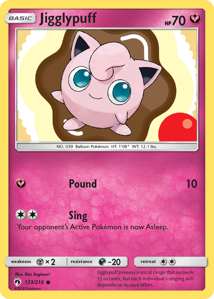 Jigglypuff (133/214) [Sun & Moon: Lost Thunder] | Exor Games Bridgewater