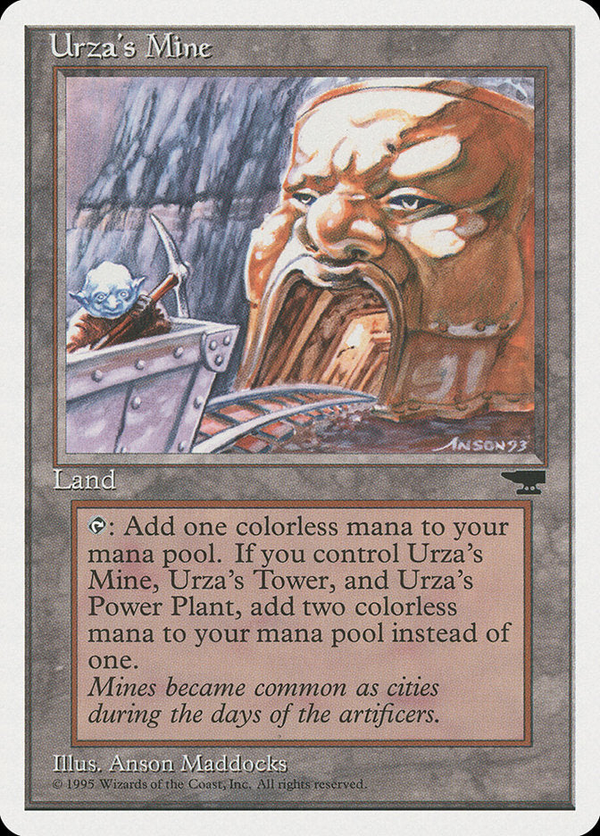 Urza's Mine (Mine Cart Entering Mouth) [Chronicles] | Exor Games Bridgewater