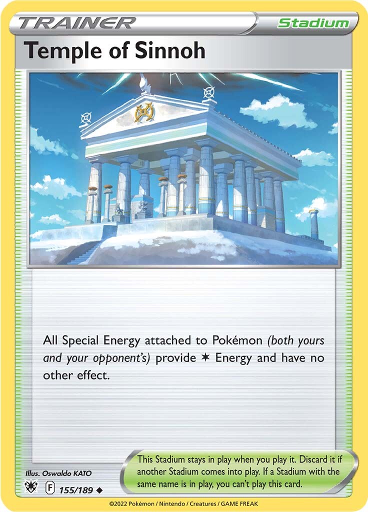 Temple of Sinnoh (155/189) [Sword & Shield: Astral Radiance] | Exor Games Bridgewater