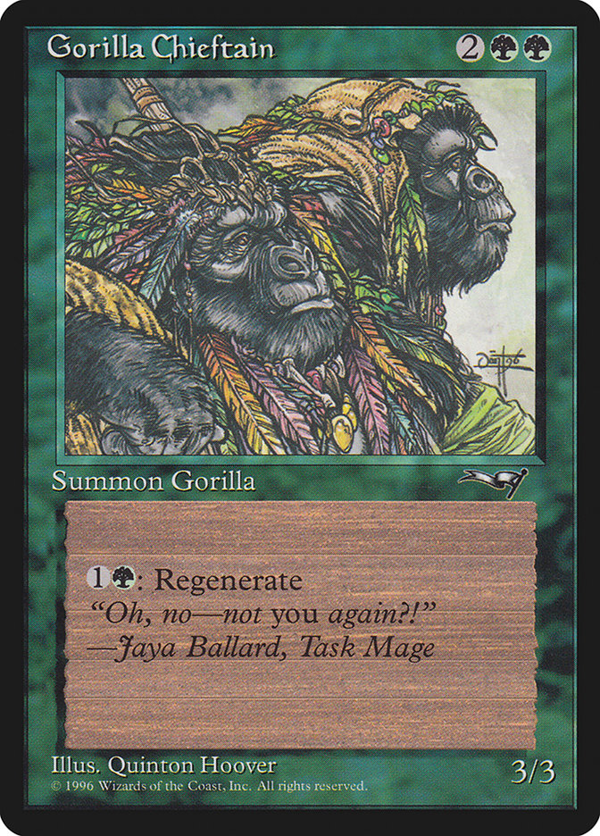 Gorilla Chieftain (Two Gorilla Art) [Alliances] | Exor Games Bridgewater