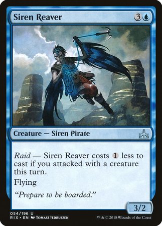 Siren Reaver [Rivals of Ixalan] | Exor Games Bridgewater