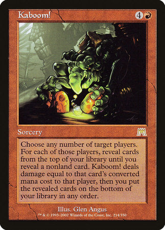 Kaboom! [Onslaught] | Exor Games Bridgewater