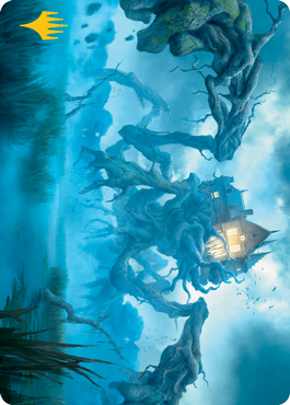 Creeping Inn Art Card (Gold-Stamped Signature) [Innistrad: Midnight Hunt Art Series] | Exor Games Bridgewater