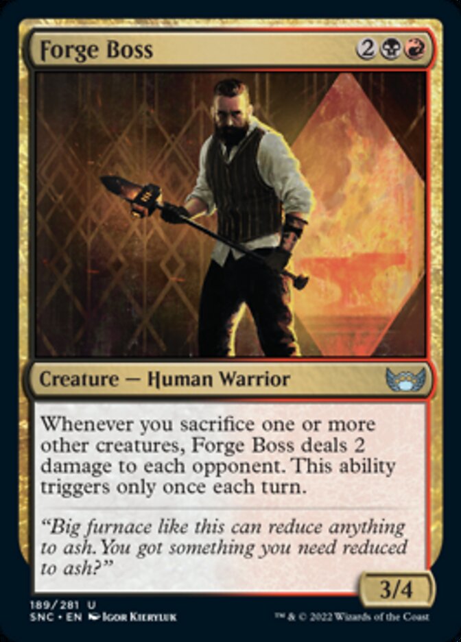 Forge Boss [Streets of New Capenna] | Exor Games Bridgewater