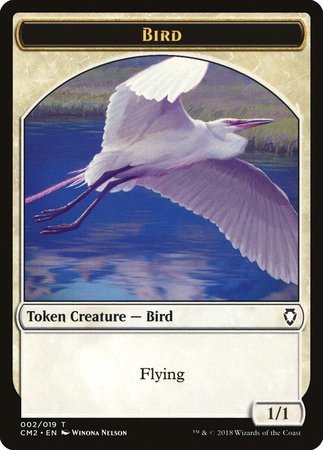 Bird Token [Commander Anthology Volume II Tokens] | Exor Games Bridgewater