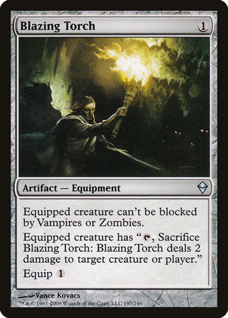 Blazing Torch [Zendikar] | Exor Games Bridgewater