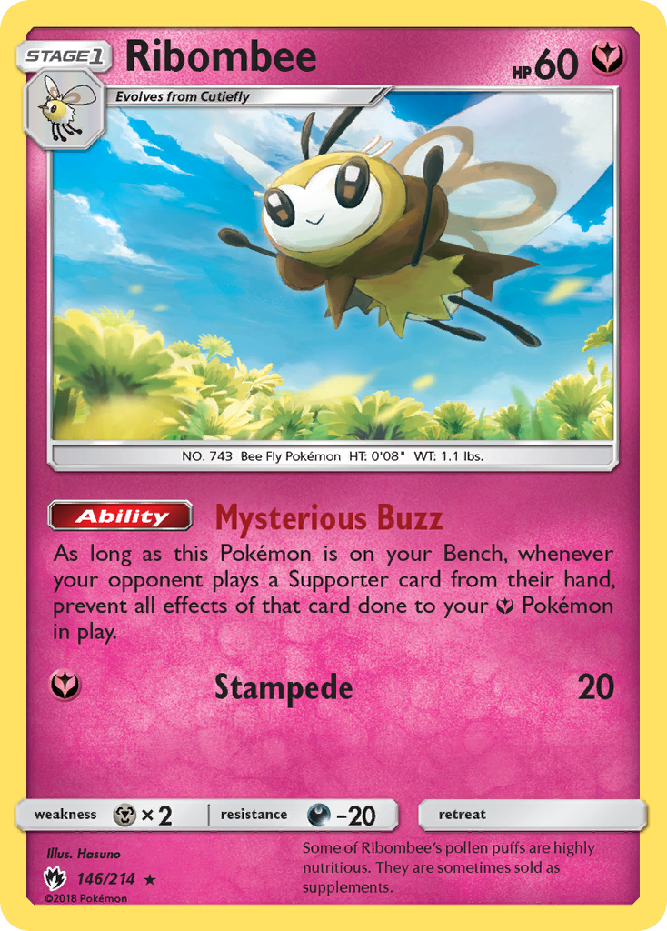 Ribombee (146/214) [Sun & Moon: Lost Thunder] | Exor Games Bridgewater