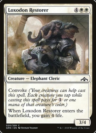 Loxodon Restorer [Guilds of Ravnica] | Exor Games Bridgewater