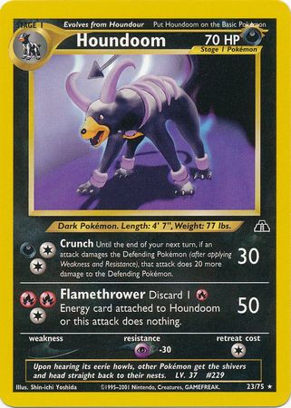 Houndoom (23/75) [Neo Discovery Unlimited] | Exor Games Bridgewater