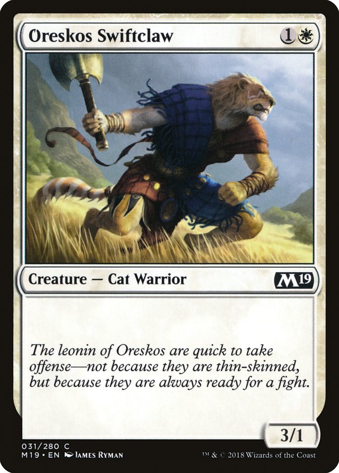 Oreskos Swiftclaw [Core Set 2019] | Exor Games Bridgewater