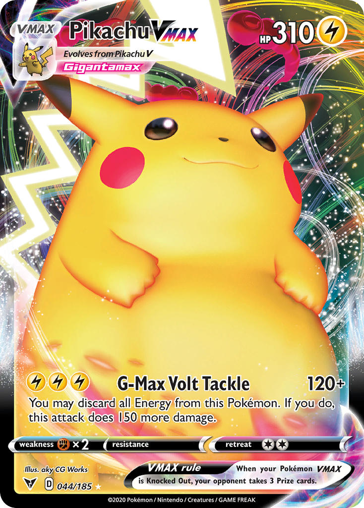 Pikachu VMAX (044/185) [Sword & Shield: Vivid Voltage] | Exor Games Bridgewater