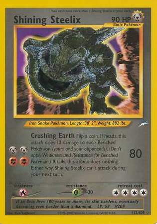 Shining Steelix (112/105) [Neo Destiny Unlimited] | Exor Games Bridgewater