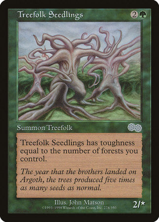 Treefolk Seedlings [Urza's Saga] | Exor Games Bridgewater