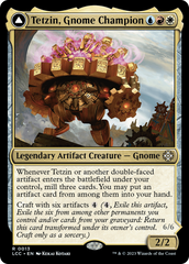 Tetzin, Gnome Champion // The Golden-Gear Colossus [The Lost Caverns of Ixalan Commander] | Exor Games Bridgewater