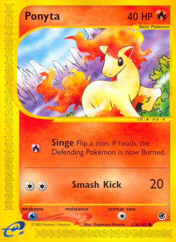 Ponyta (126/165) [Expedition: Base Set] | Exor Games Bridgewater