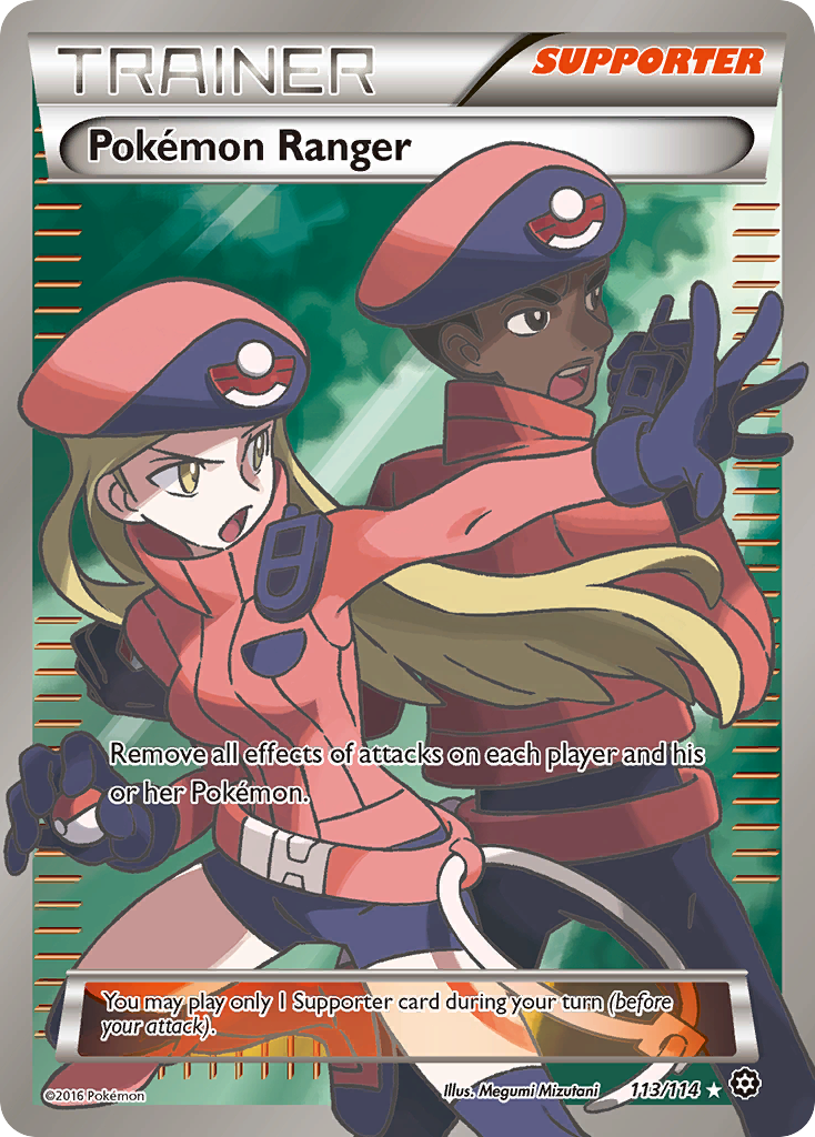 Pokemon Ranger (113/114) [XY: Steam Siege] | Exor Games Bridgewater