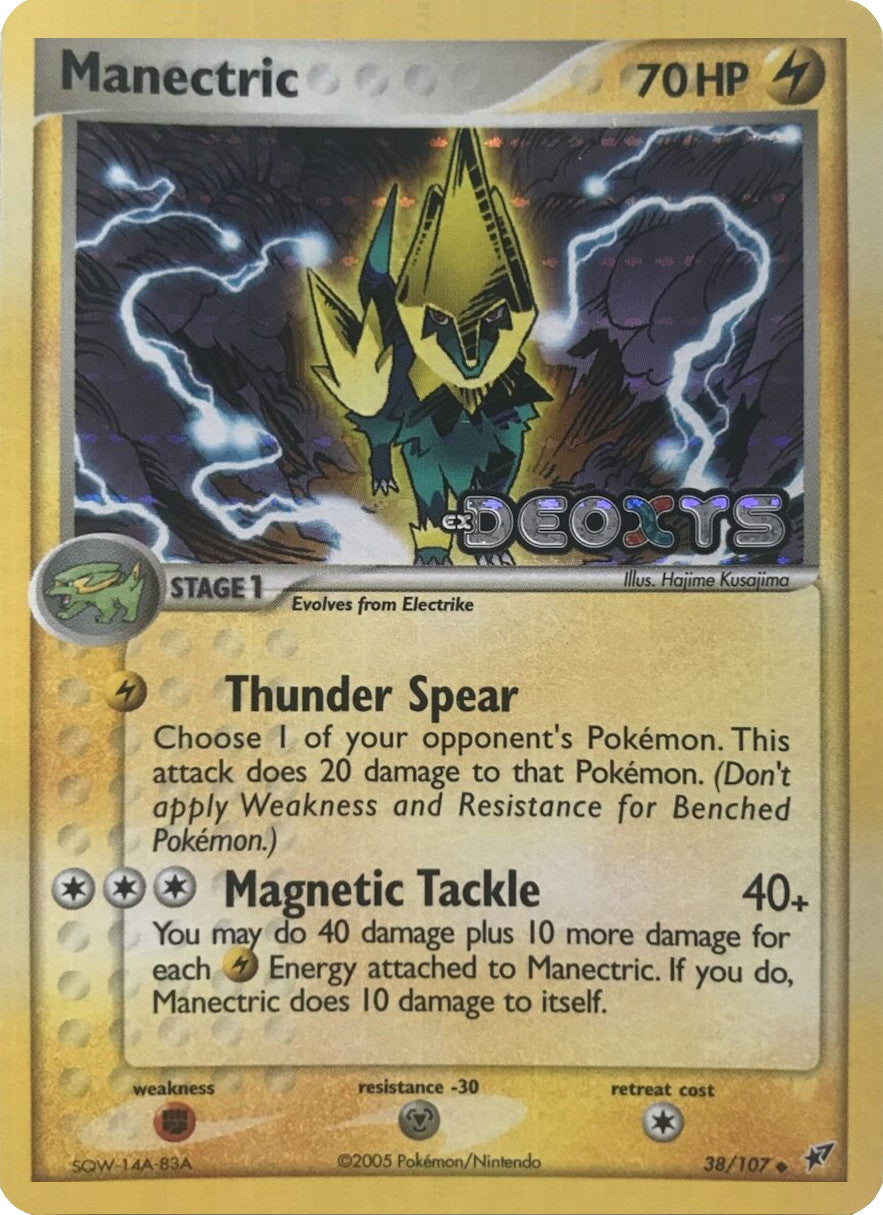 Manectric (38/107) (Stamped) [EX: Deoxys] | Exor Games Bridgewater