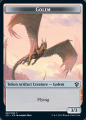 Golem (025) // Thopter Token [Commander 2021 Tokens] | Exor Games Bridgewater