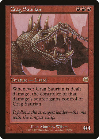 Crag Saurian [Mercadian Masques] | Exor Games Bridgewater