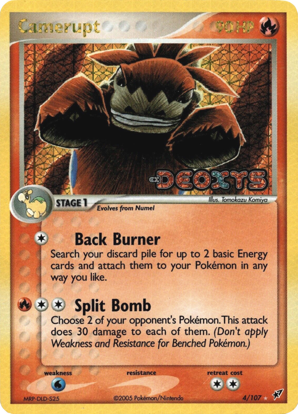 Camerupt (4/107) (Stamped) [EX: Deoxys] | Exor Games Bridgewater