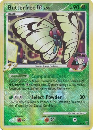 Butterfree FB LV.50 (17/147) (League Promo) [Platinum: Supreme Victors] | Exor Games Bridgewater