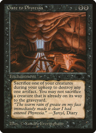 Gate to Phyrexia [Antiquities] | Exor Games Bridgewater