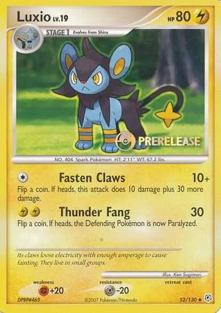 Luxio (52/130) (Prerelease Promo) [Nintendo: Black Star Promos] | Exor Games Bridgewater