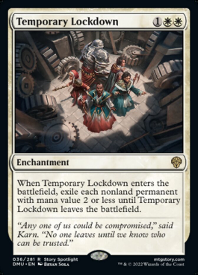 Temporary Lockdown [Dominaria United] | Exor Games Bridgewater