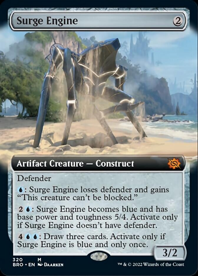 Surge Engine (Extended Art) [The Brothers' War] | Exor Games Bridgewater