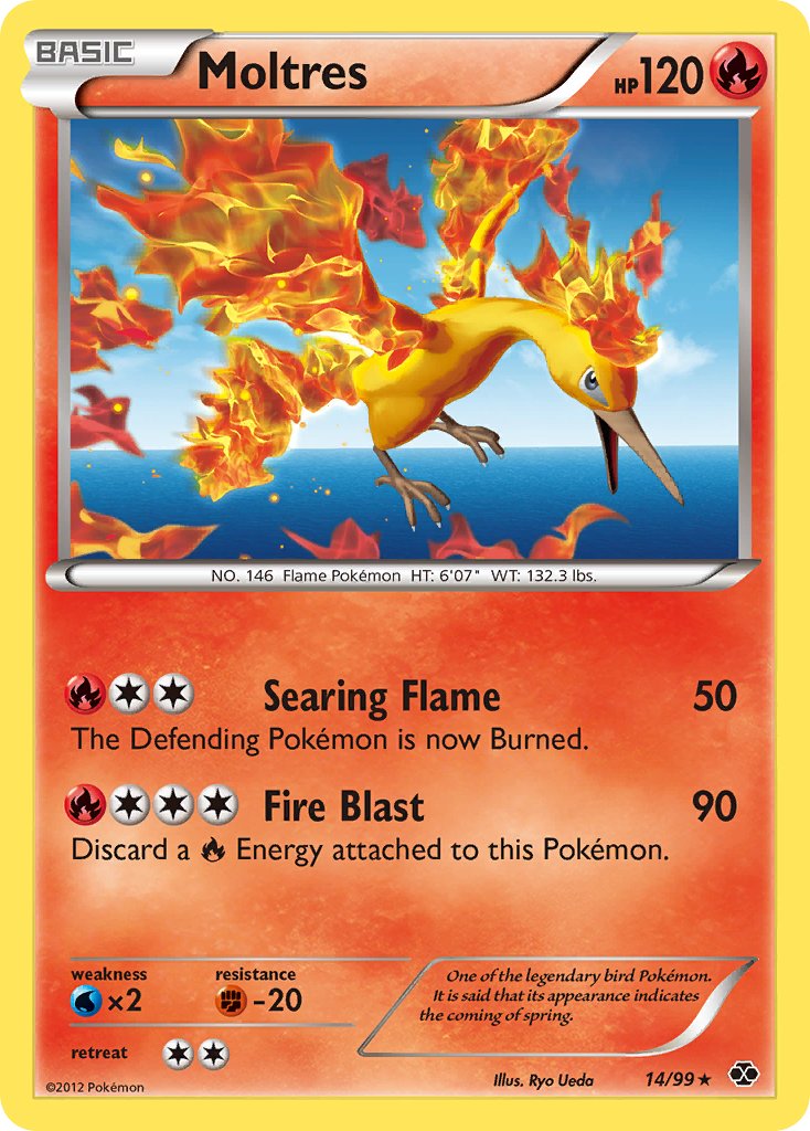 Moltres (14/99) (Blister Exclusive) [Black & White: Next Destinies] | Exor Games Bridgewater