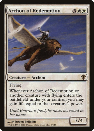 Archon of Redemption [Worldwake] | Exor Games Bridgewater