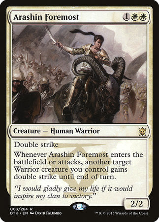 Arashin Foremost [Dragons of Tarkir] | Exor Games Bridgewater