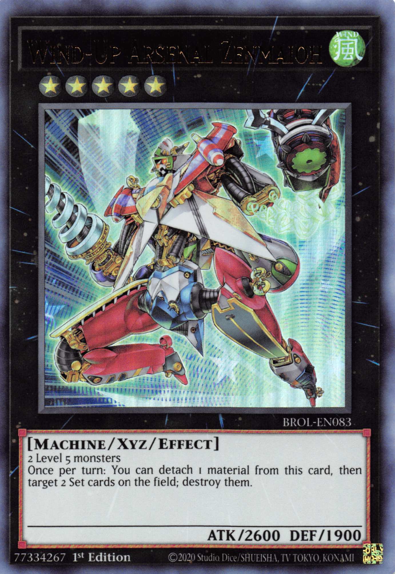 Wind-Up Arsenal Zenmaioh [BROL-EN083] Ultra Rare | Exor Games Bridgewater