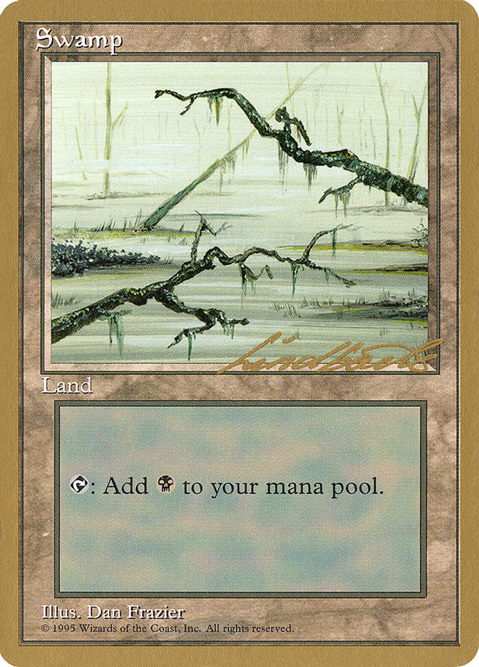 Swamp (ll371) (Leon Lindback) [Pro Tour Collector Set] | Exor Games Bridgewater