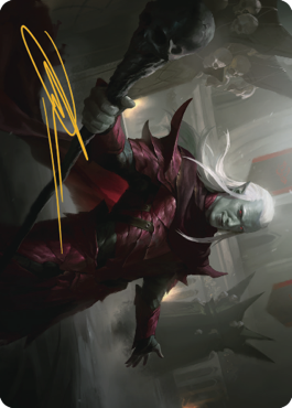 Baeloth Barrityl, Entertainer Art Card (Gold-Stamped Signature) [Commander Legends: Battle for Baldur's Gate Art Series] | Exor Games Bridgewater