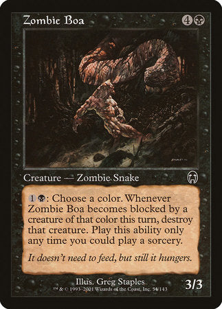 Zombie Boa [Apocalypse] | Exor Games Bridgewater