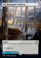 Hengegate Pathway // Mistgate Pathway (Borderless Alternate Art) [Kaldheim] | Exor Games Bridgewater