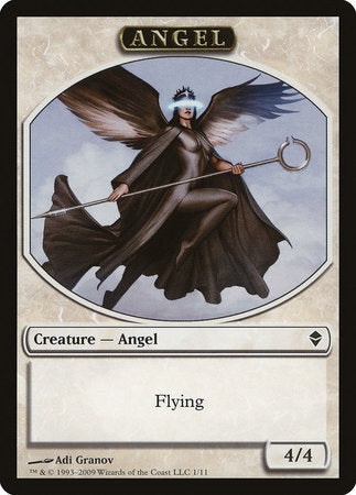 Angel Token [Zendikar Tokens] | Exor Games Bridgewater