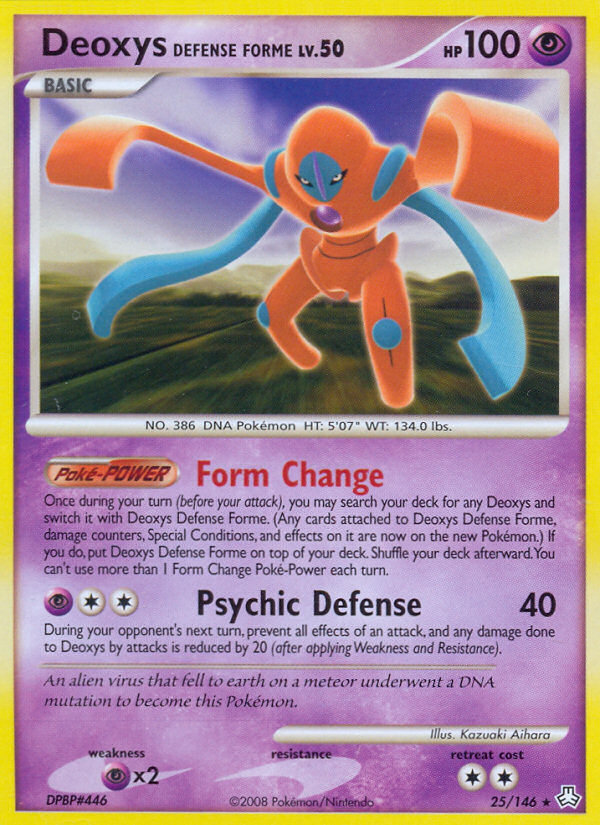 Deoxys Defense Forme (25/146) [Diamond & Pearl: Legends Awakened] | Exor Games Bridgewater