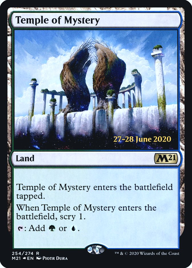 Temple of Mystery  [Core Set 2021 Prerelease Promos] | Exor Games Bridgewater