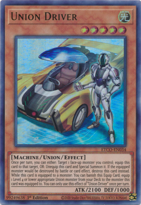 Union Driver [ETCO-EN034] Ultra Rare | Exor Games Bridgewater