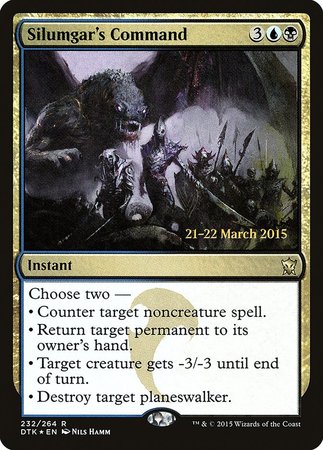 Silumgar's Command [Dragons of Tarkir Promos] | Exor Games Bridgewater