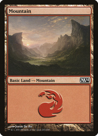 Mountain (243) [Magic 2014] | Exor Games Bridgewater