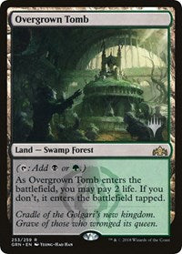 Overgrown Tomb [Promo Pack: Throne of Eldraine] | Exor Games Bridgewater