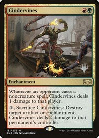 Cindervines [Promo Pack: Throne of Eldraine] | Exor Games Bridgewater