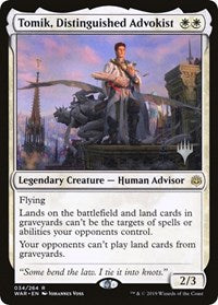 Tomik, Distinguished Advokist [Promo Pack: Throne of Eldraine] | Exor Games Bridgewater