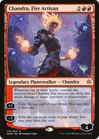 Chandra, Fire Artisan [Promo Pack: Throne of Eldraine] | Exor Games Bridgewater