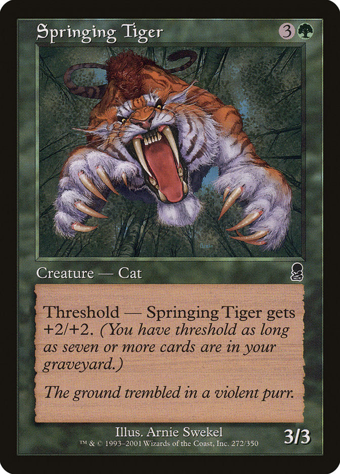 Springing Tiger [Odyssey] | Exor Games Bridgewater