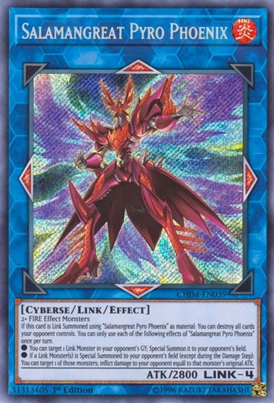 Salamangreat Pyro Phoenix [CHIM-EN039] Secret Rare | Exor Games Bridgewater