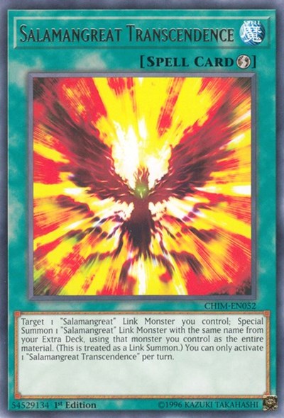 Salamangreat Transcendence [CHIM-EN052] Rare | Exor Games Bridgewater